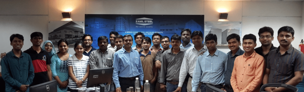 Training by pmwares at Zameel Steel-min